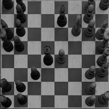 Pre-processed board after move b3c2